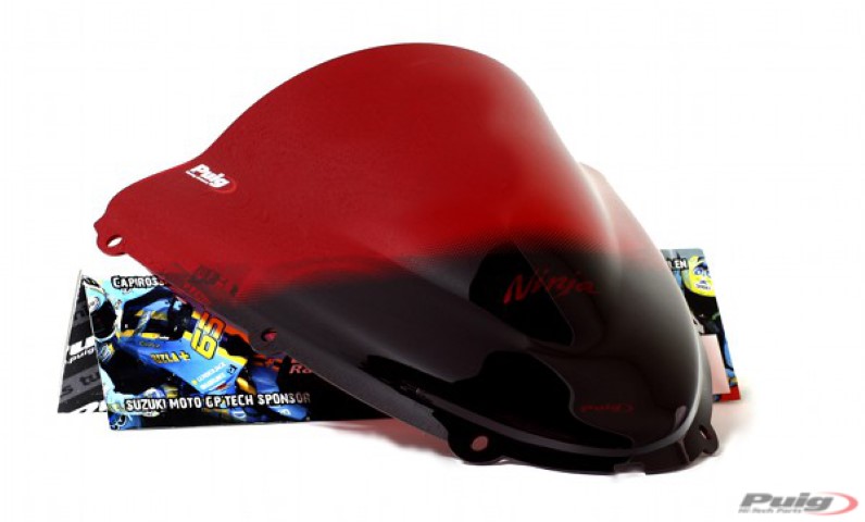 4053 PUIG Cupula pantalla Racing doble burbuja KAWASAKI ZX 6R