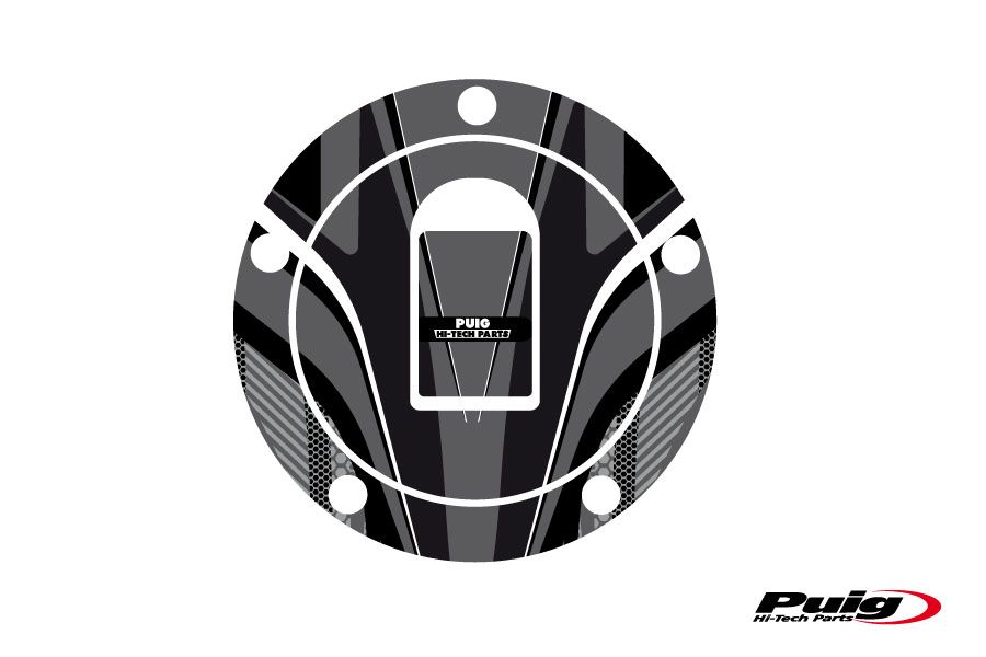 6310 PUIG Protector tapon gasolina adhesivo KAWASAKI ZX 10R (2004-2005) - Imagen 3 de 5