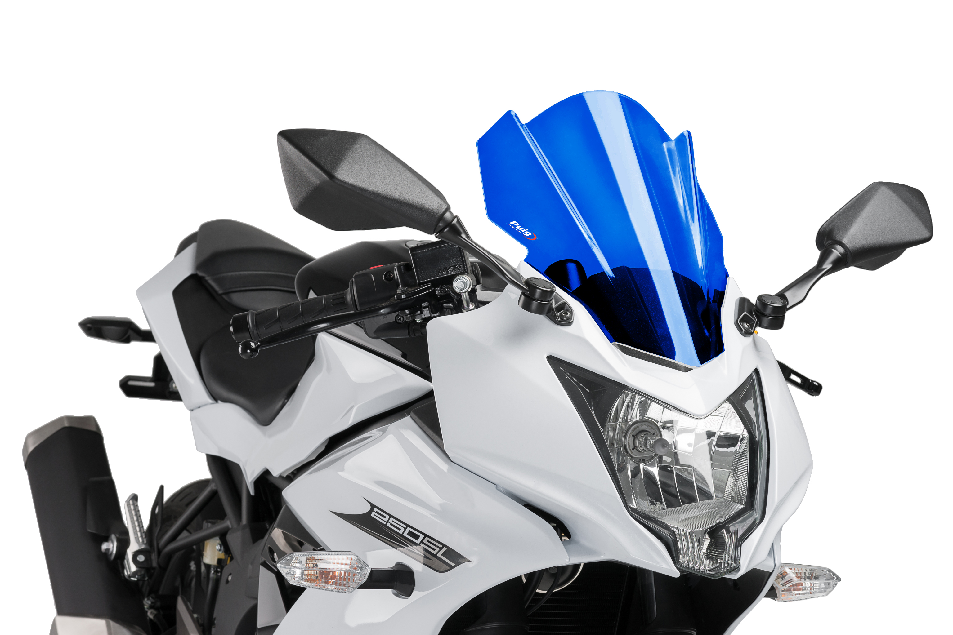 7630 PUIG Cupula pantalla Racing KAWASAKI NINJA 250 SL (2015-2017) - Imagen 5 de 10