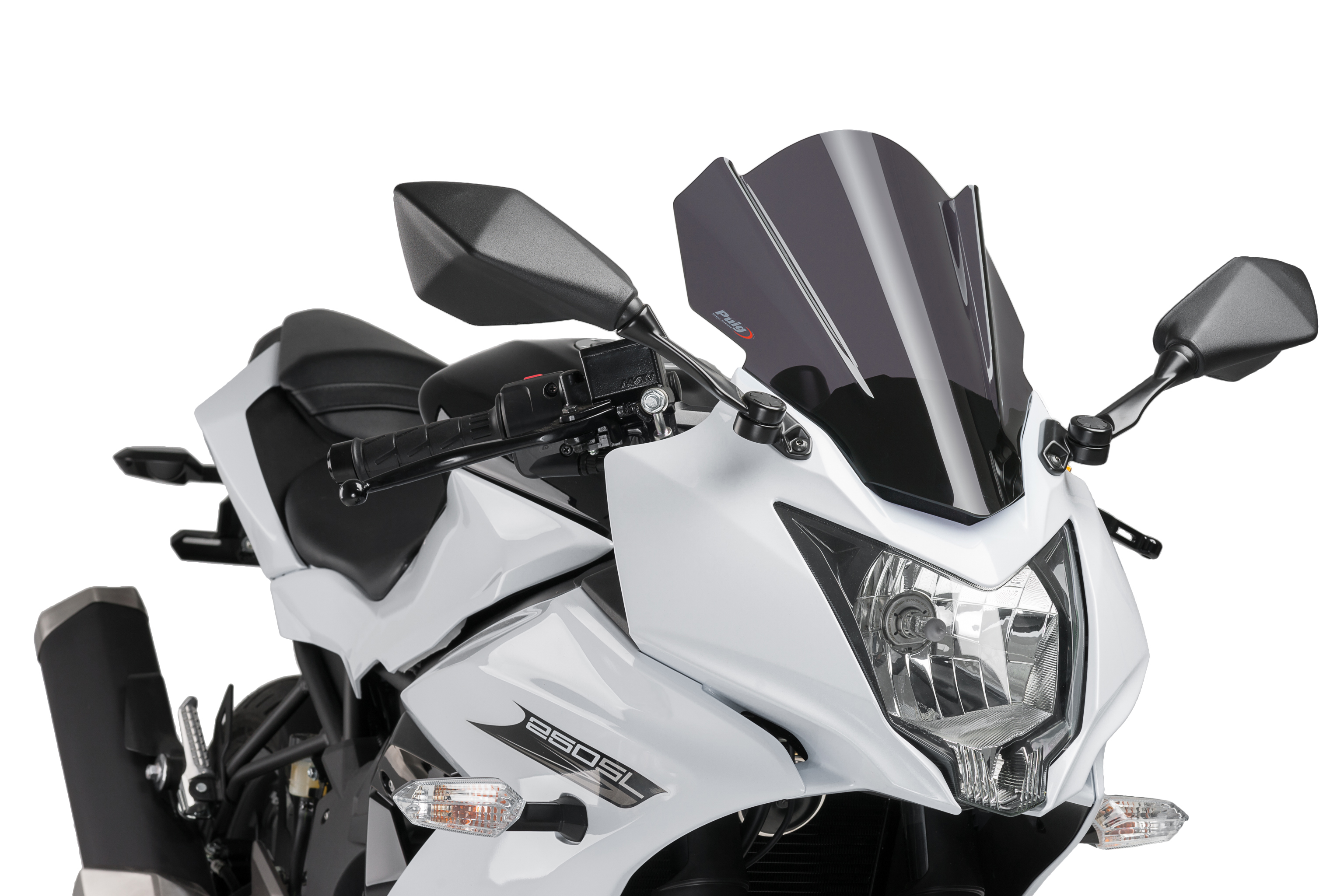 7630 PUIG Cupula pantalla Racing KAWASAKI NINJA 250 SL (2015-2017) - Imagen 3 de 10