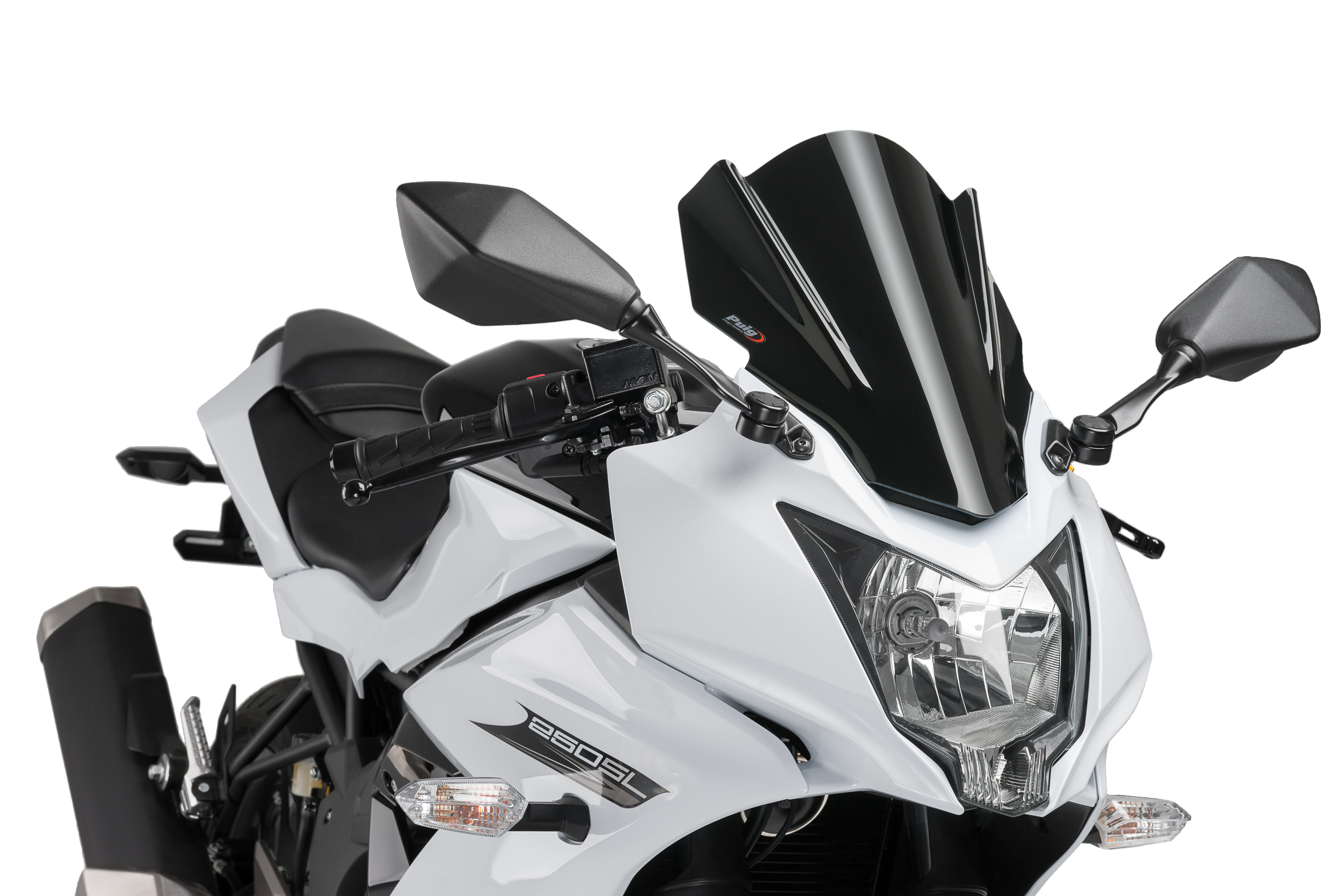 7630 PUIG Cupula pantalla Racing KAWASAKI NINJA 250 SL (2015-2017) - Imagen 7 de 10