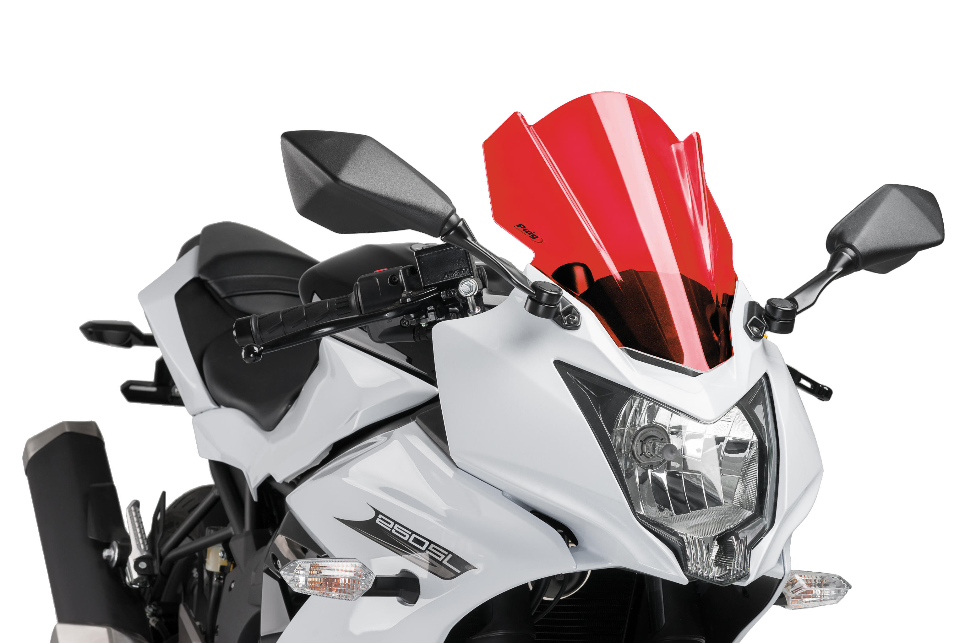 7630 PUIG Cupula pantalla Racing KAWASAKI NINJA 250 SL (2015-2017) - Imagen 8 de 10