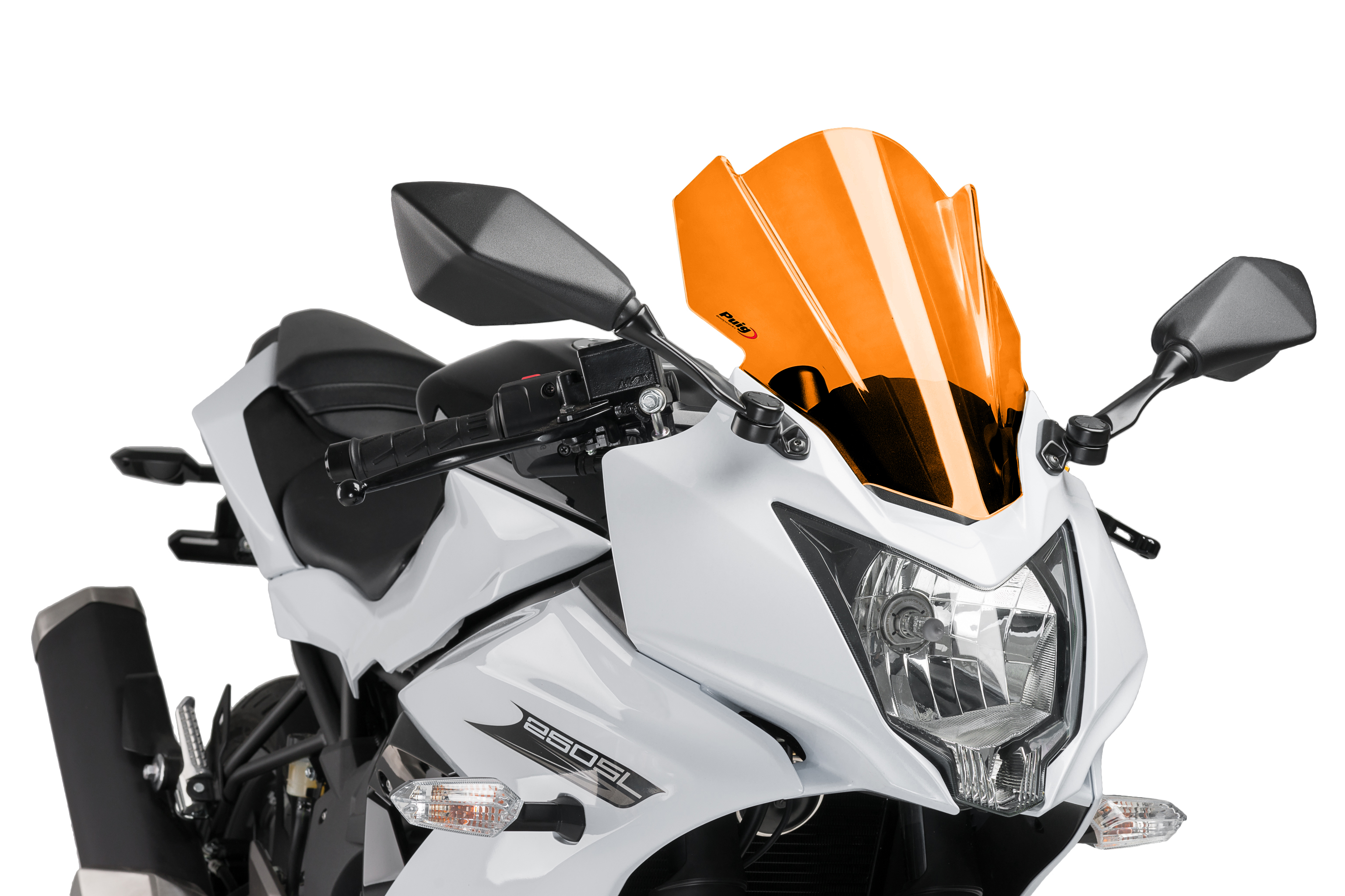 7630 PUIG Cupula pantalla Racing KAWASAKI NINJA 250 SL (2015-2017) - Imagen 6 de 10
